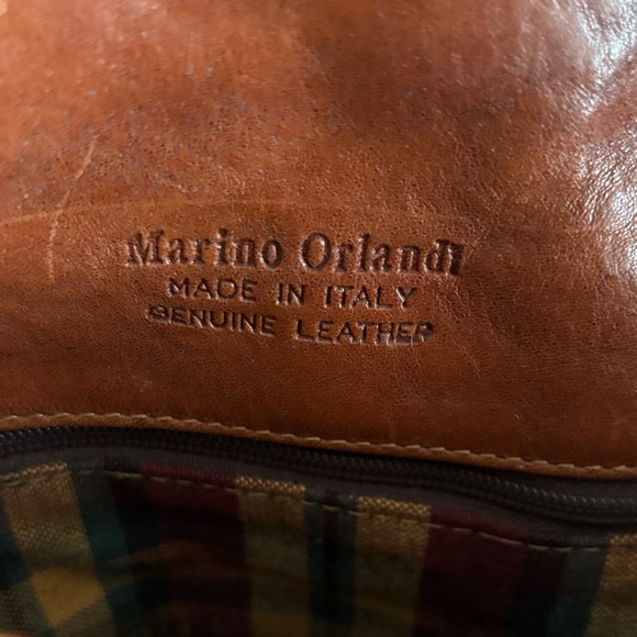 Marino Orlandi Leather Bucket Bag - Picture 6 of 8
